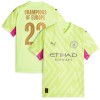 Camiseta de fútbol Portero Manchester City Champions of Europe Tercera Equipación 23-24 - Hombre